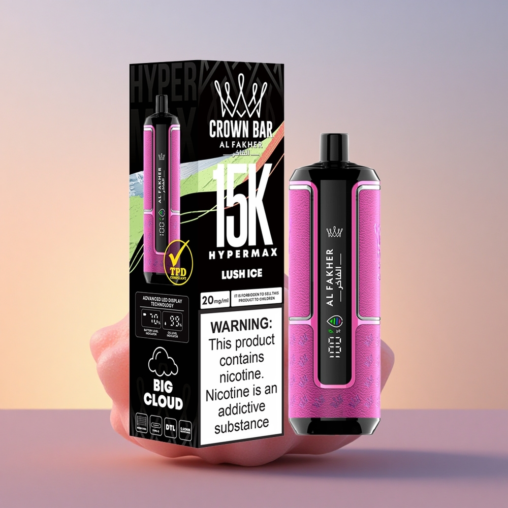 Al Fakher Crown Bar 15K Hypermax Ledeno Svežina 22ml 600mAh Tip-C