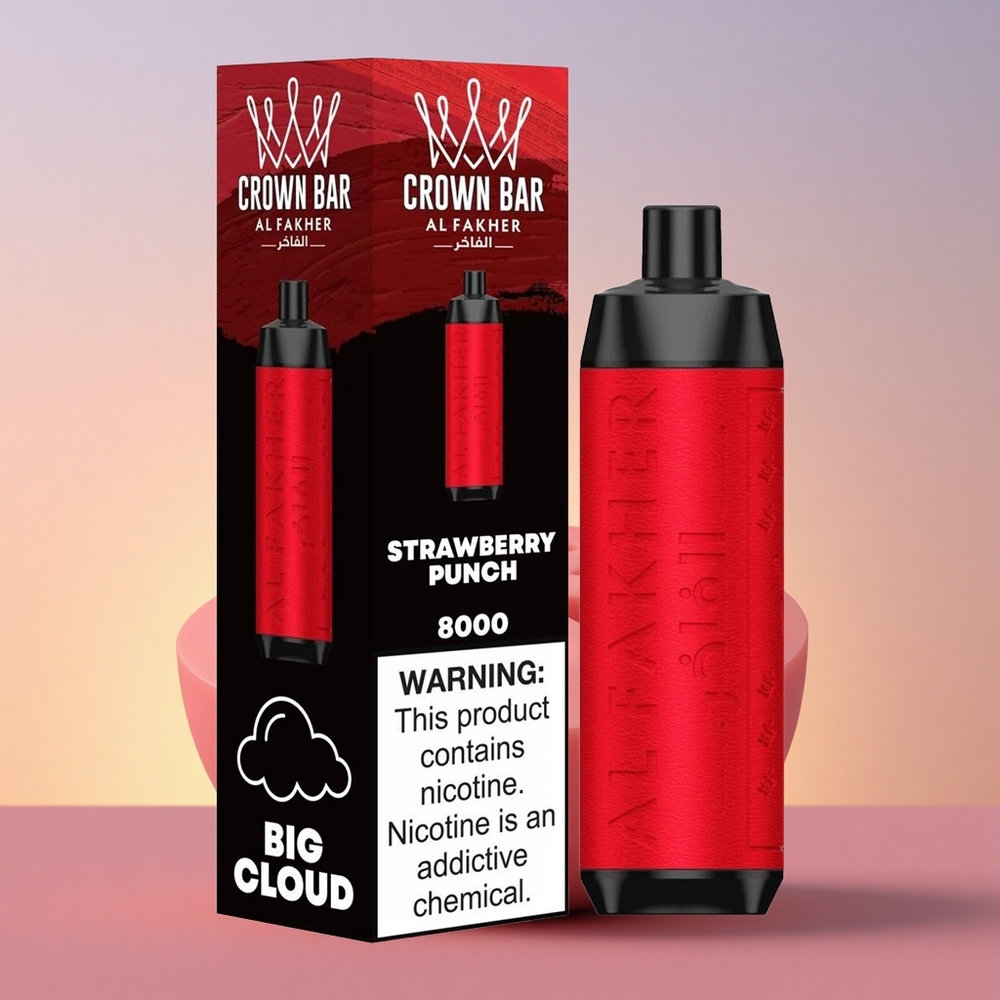 Al Fakher Crown Bar 8000 Crystal Jagodni Udarec 600mAh Tip-C