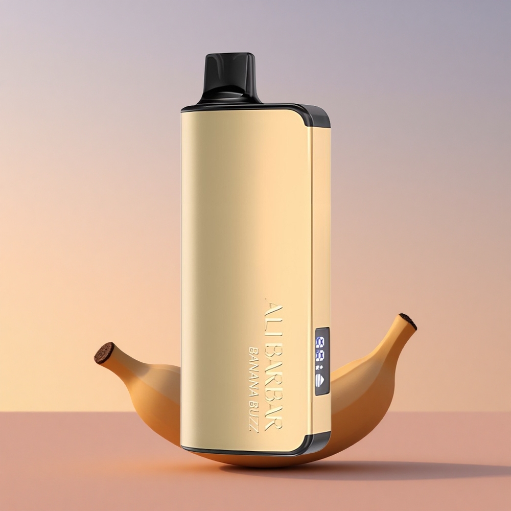 Alibarbar Ingot 9000 Puffs Banana Bzz 22ml 2350mAh LED