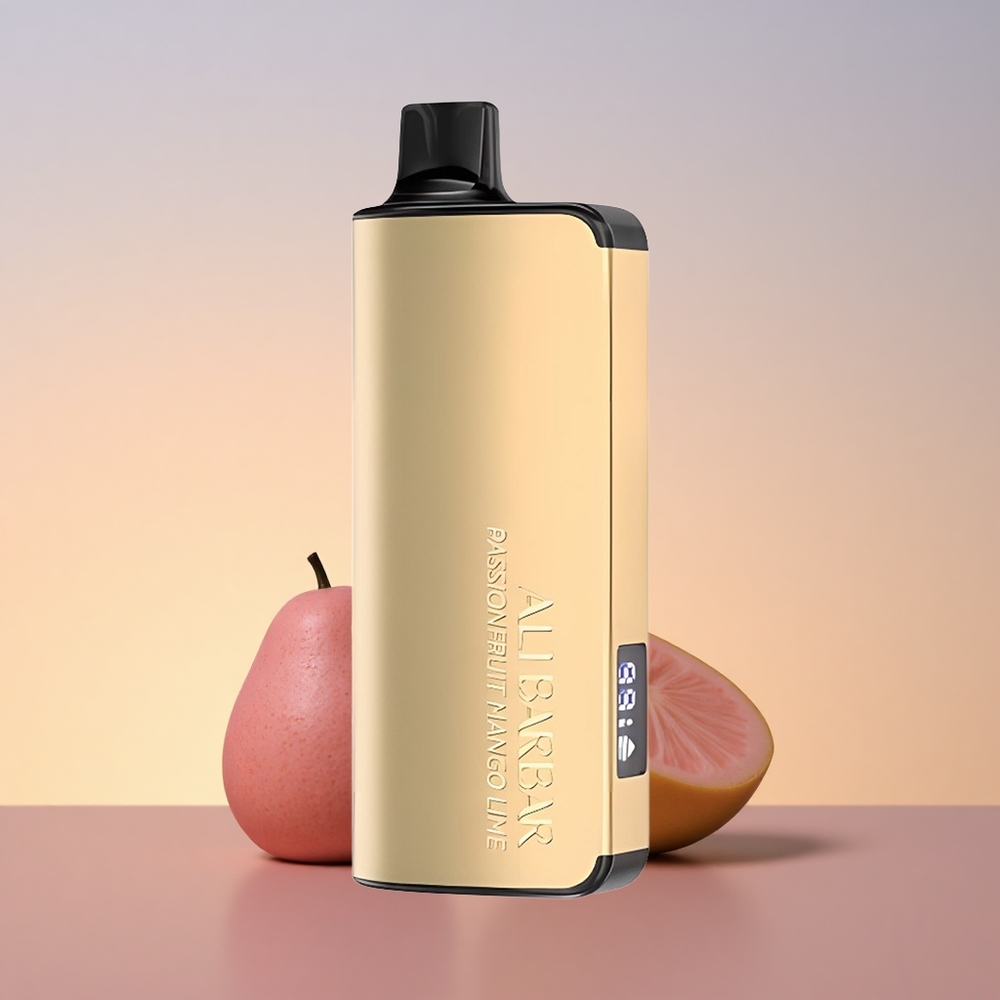 Alibarbar Ingot 9000 Puffs Mango Limeta Strašlje 22ml 2350mAh LED