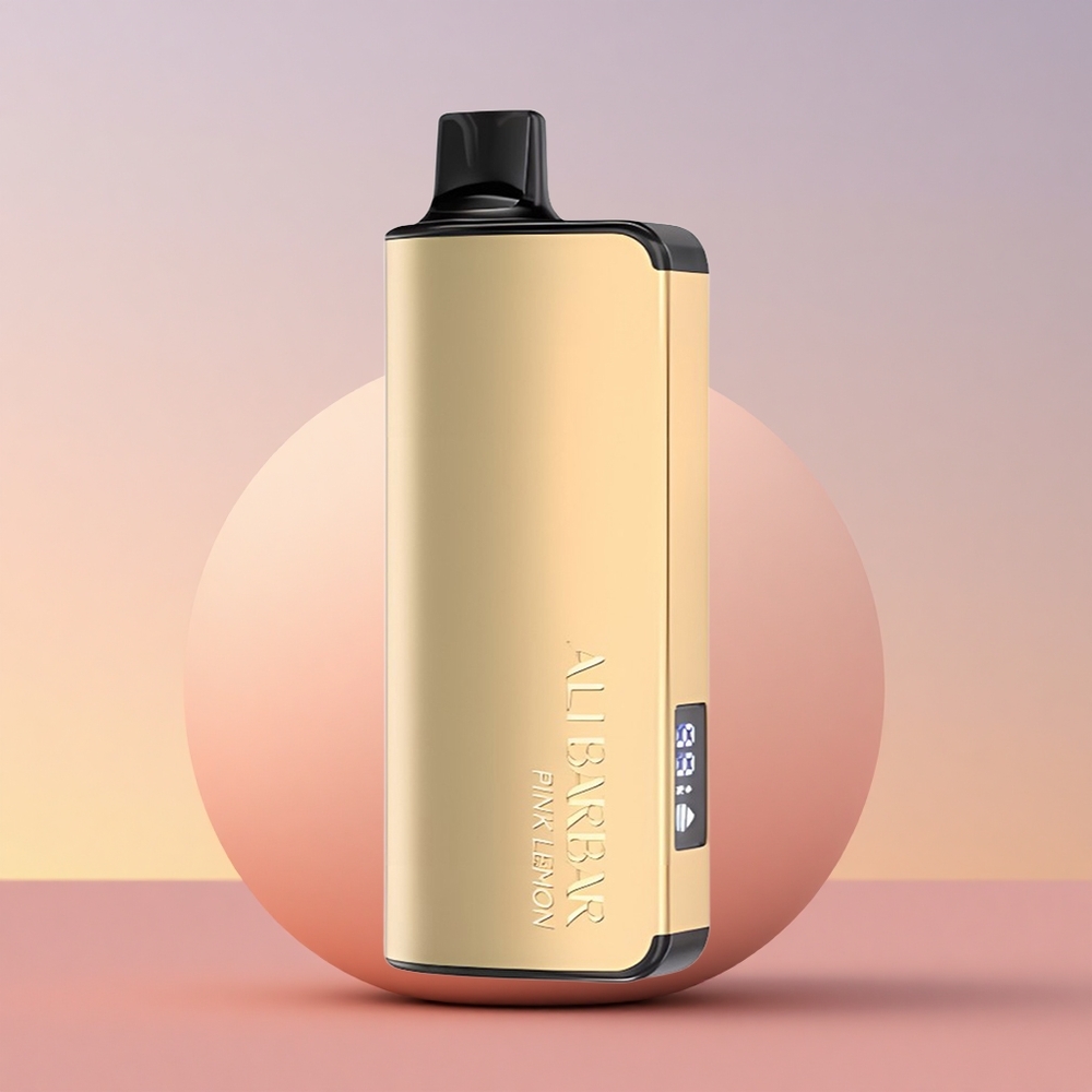 Alibarbar Ingot 9000 Puffs Rožnati Limonin z 22ml E-tekočino in 2350mAh Baterijo