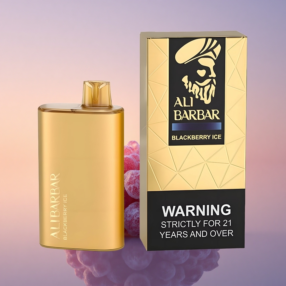 Alibarbar Rich 8000 Puffs Črni Jagodični Led 20ml 2000mAh