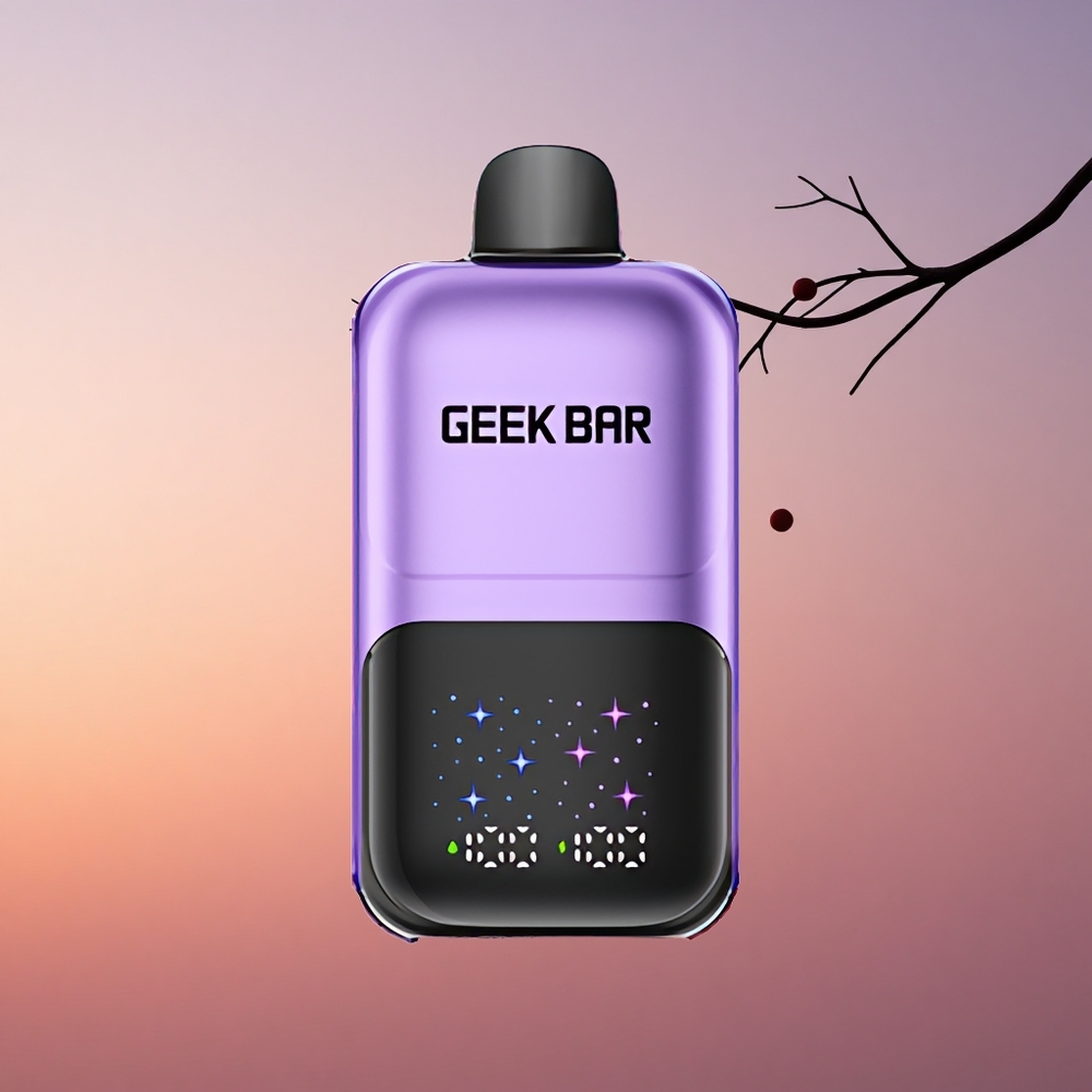 GEEK BAR 2GO 20ml 50000 Puffs Grozdje & Malina 20mL 5% Nikotin Nastavljivi Okusi