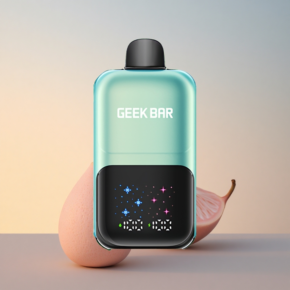 GEEK BAR 2GO 20ml 50000 Puffs Hladna Meta Ledeni Ekran z Dvojnimi Rezervoarji in Nastavljivo Jakostjo