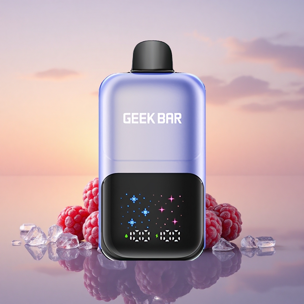 GEEK BAR 2GO 20ml 50000 Puffs Mešano Jagodni Led z Interaktivnim Velikim Zaslonom in 5% Nikotinske Soli