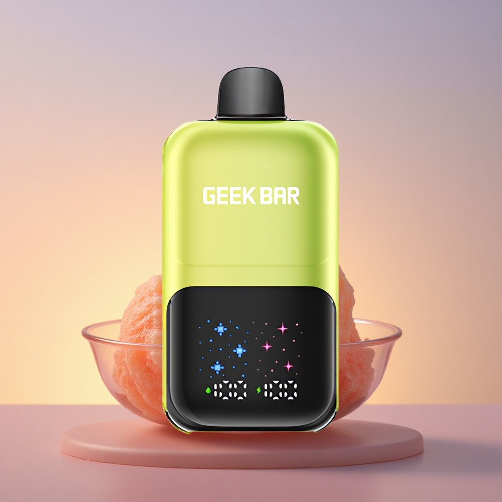GEEK BAR 2GO 20ml 50000 Puffs Slovenski Mangov Led z Velikim Zaslonom in 5% Nikotina
