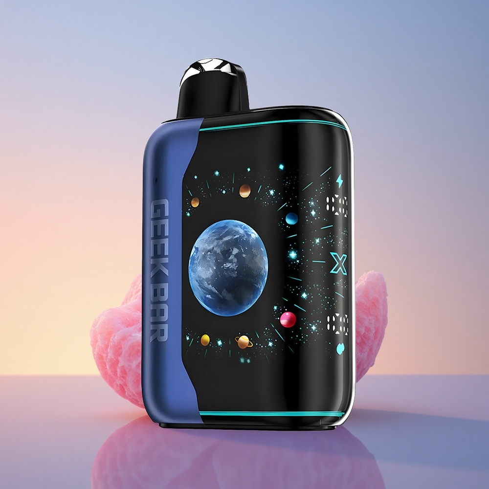 GEEK BAR Platinum Edition 25000 Puffs Modra Malina Led z Dvojno Mrežno Tuljavo in 20mL E-Liquida