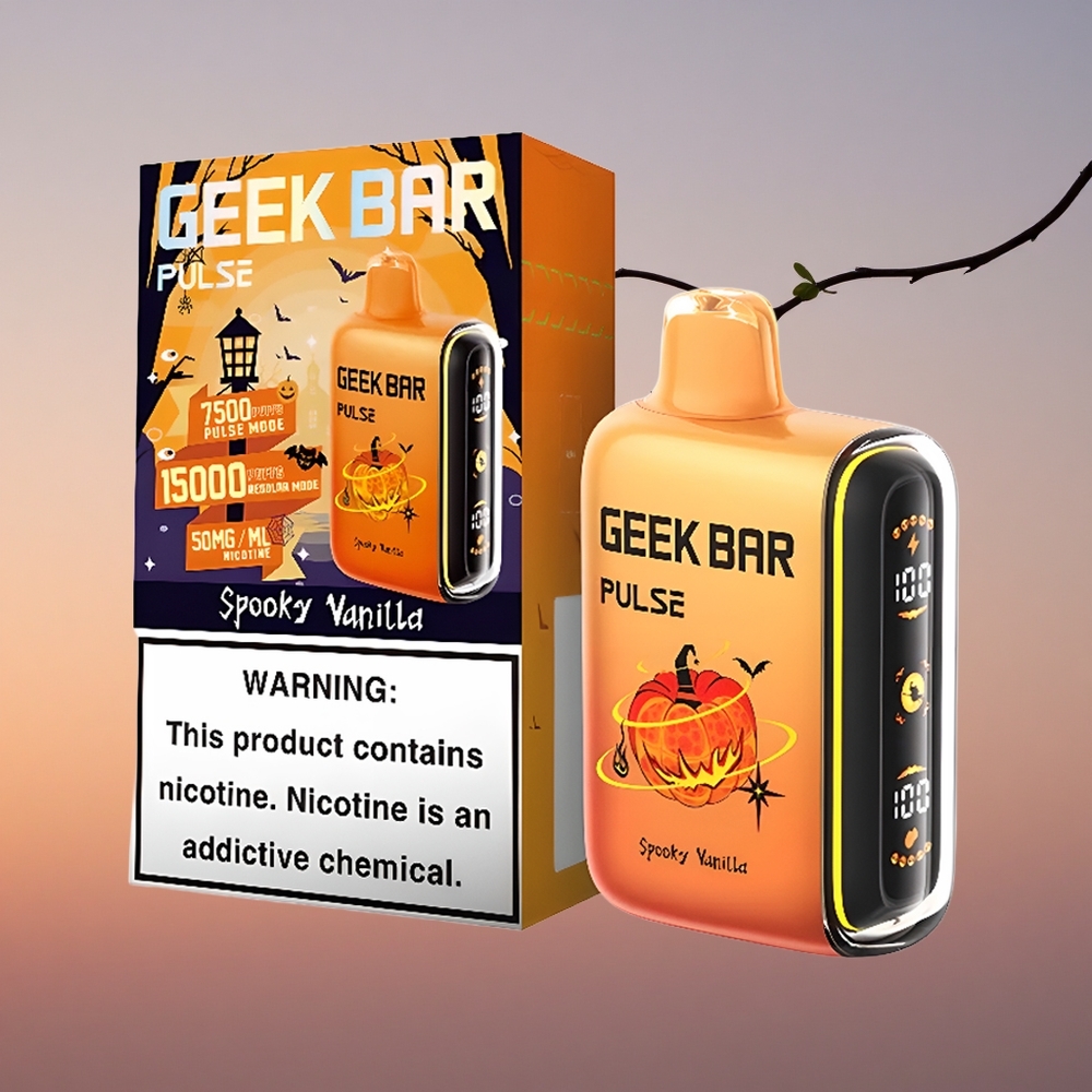 GEEK BAR Pulse 15000 Puffs Noč čarovnic Izdaja z 16ML in 5% nikotina