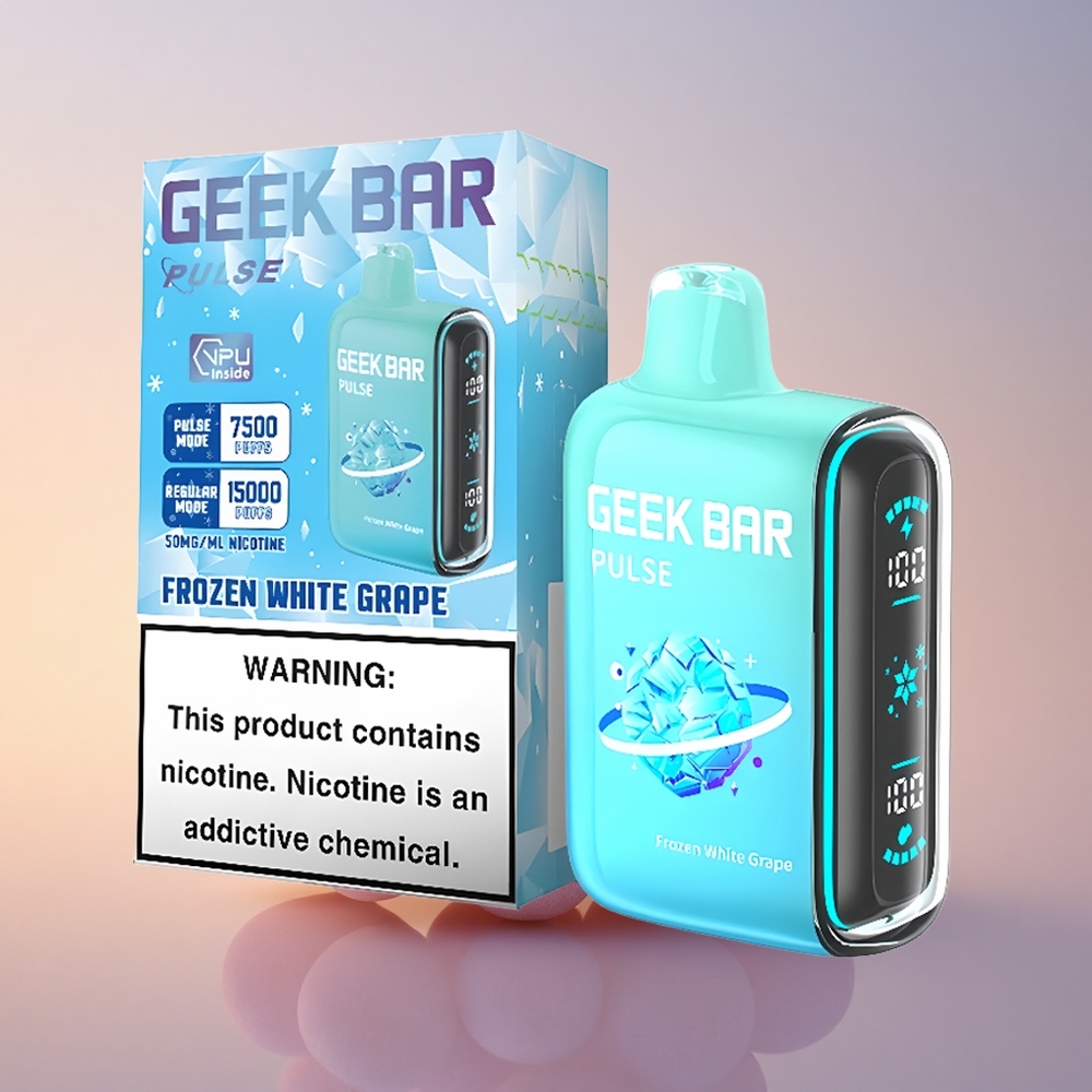 GEEK BAR Pulse 15000 Puffs Zmrzljena Izdaja 16ML 5% USB Type-C
