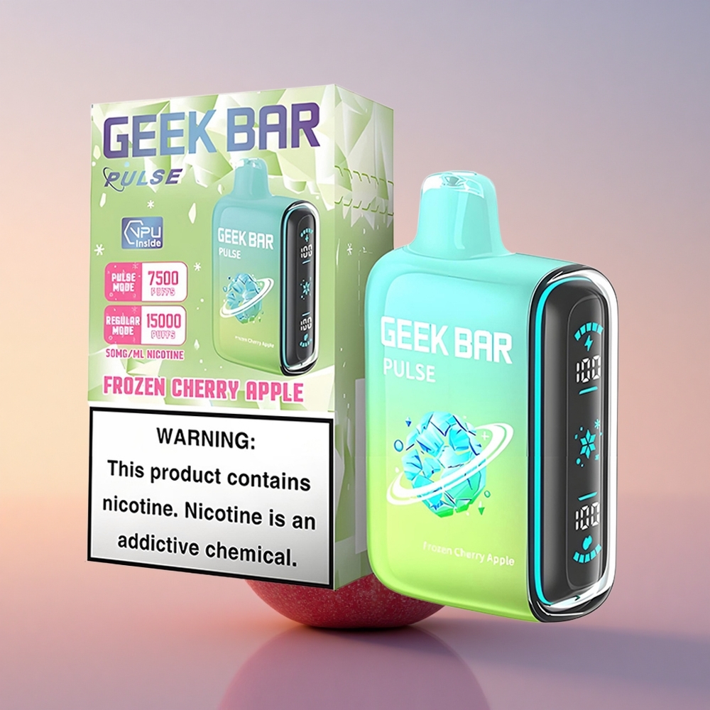 GEEK BAR Pulse 15000 Puffs Zmrzljena Izdaja 16ML 5% USB Type-C