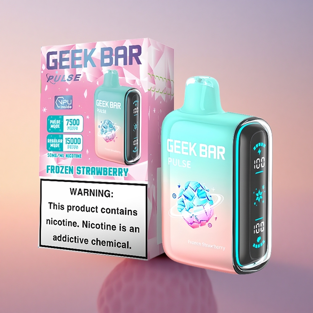 GEEK BAR Pulse 15000 Puffs Zmrzljena Izdaja 16ML 5% USB Type-C