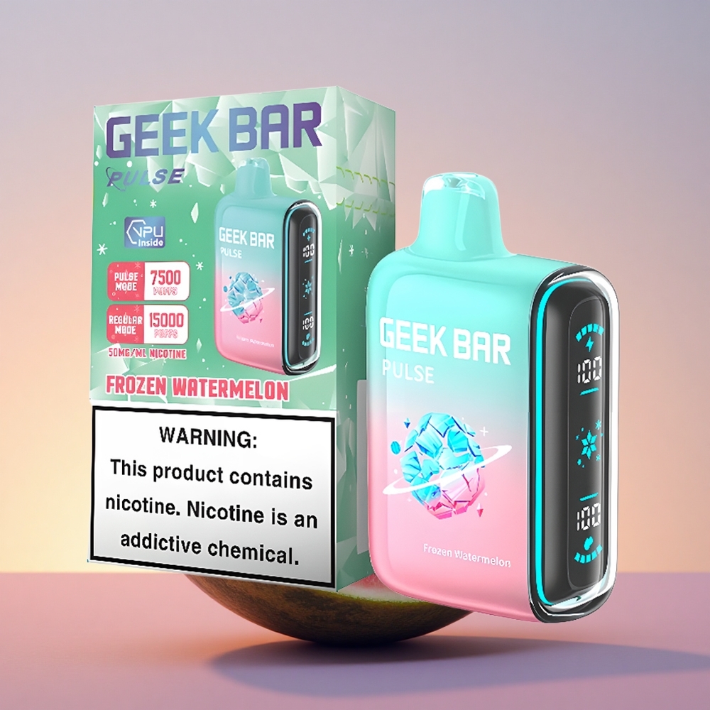 GEEK BAR Pulse 15000 Puffs Zmrzljena Izdaja 16ML 5% USB Type-C