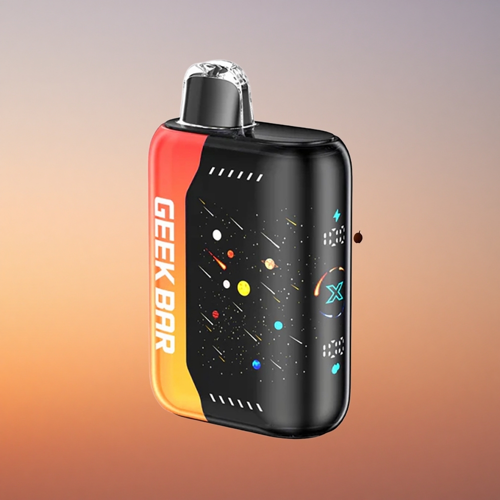 GEEK BAR Pulse X 25000 Puffs Meteor Edicija z Dual Mesh Coil in 3D Ukrivljenim Indikatorskim Zaslonom