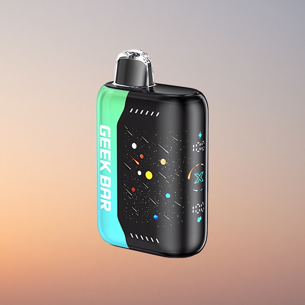 GEEK BAR Pulse X 42K Puffs Meteor Edition Atl Menta Hitro Polnjenje 820mAh Dvojna Mrežna Tuljava