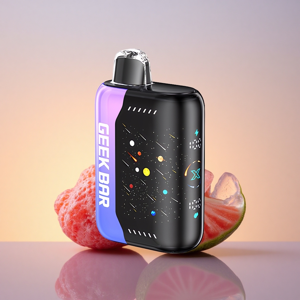 GEEK BAR Pulse X 42K Puffs Meteor Edition Jagoda Kivi Led z Dvojnimi Mrežami in Nastavljivim Zrakom