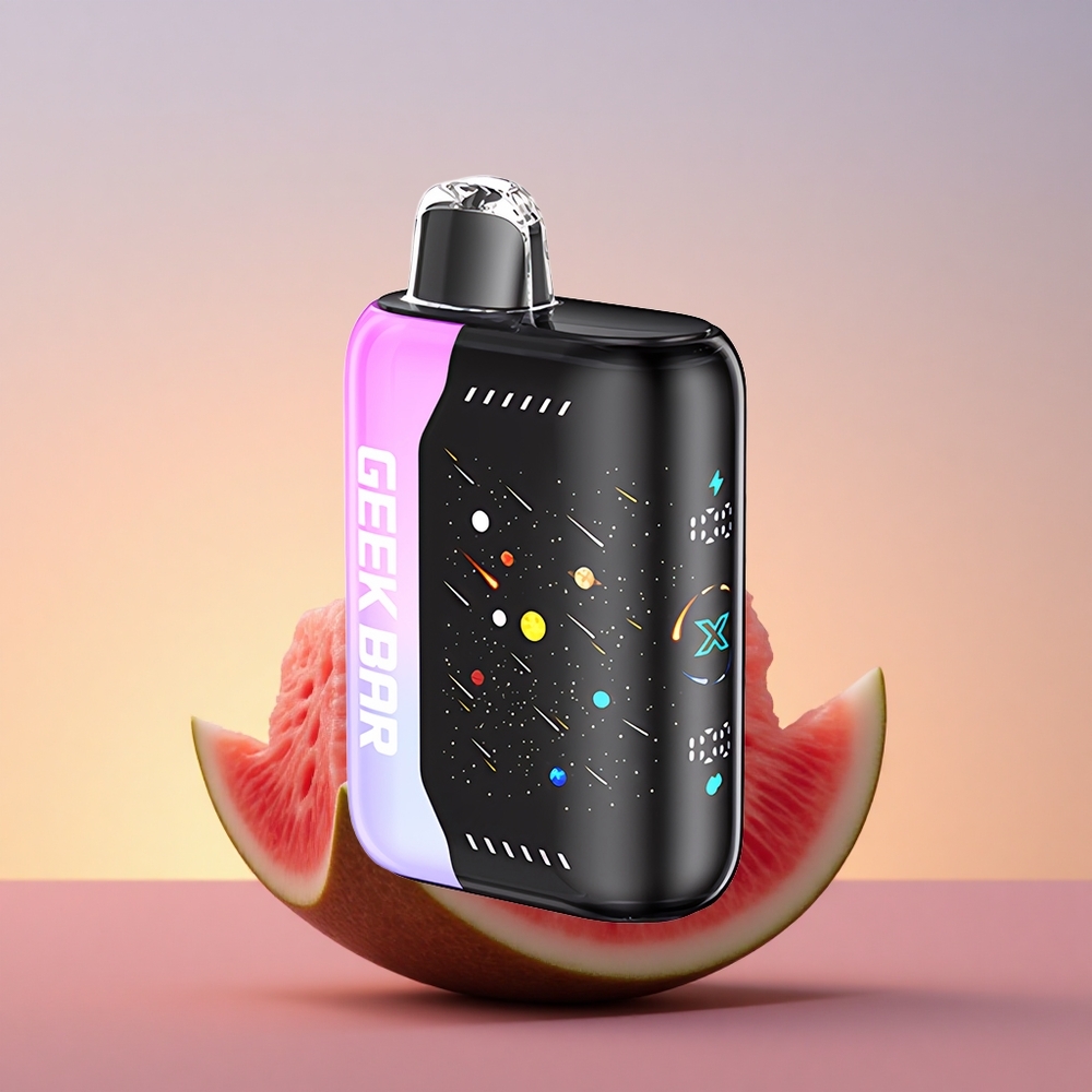 GEEK BAR Pulse X 42K Puffs Meteor Edition Jagoda Lubenica Dvojna Mreža Navodljiv Zrak 5%