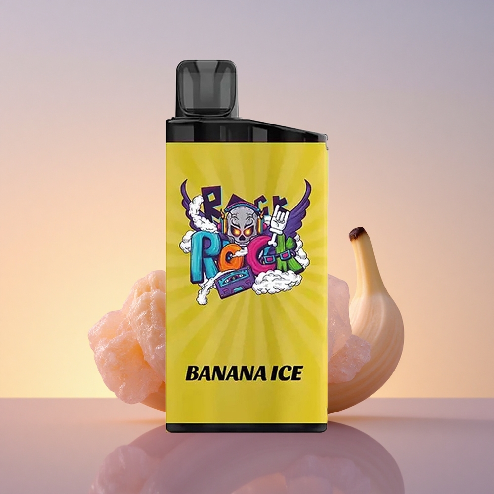IGET Bar 3500 Puffs Banana Led z 1,2 Ohm Mesh Tuljavo in 1400 mAh Baterijo