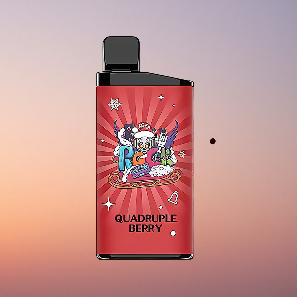 IGET Bar 3500 Puffs Četverje Jagode 3500 Pufov 1400 mAh