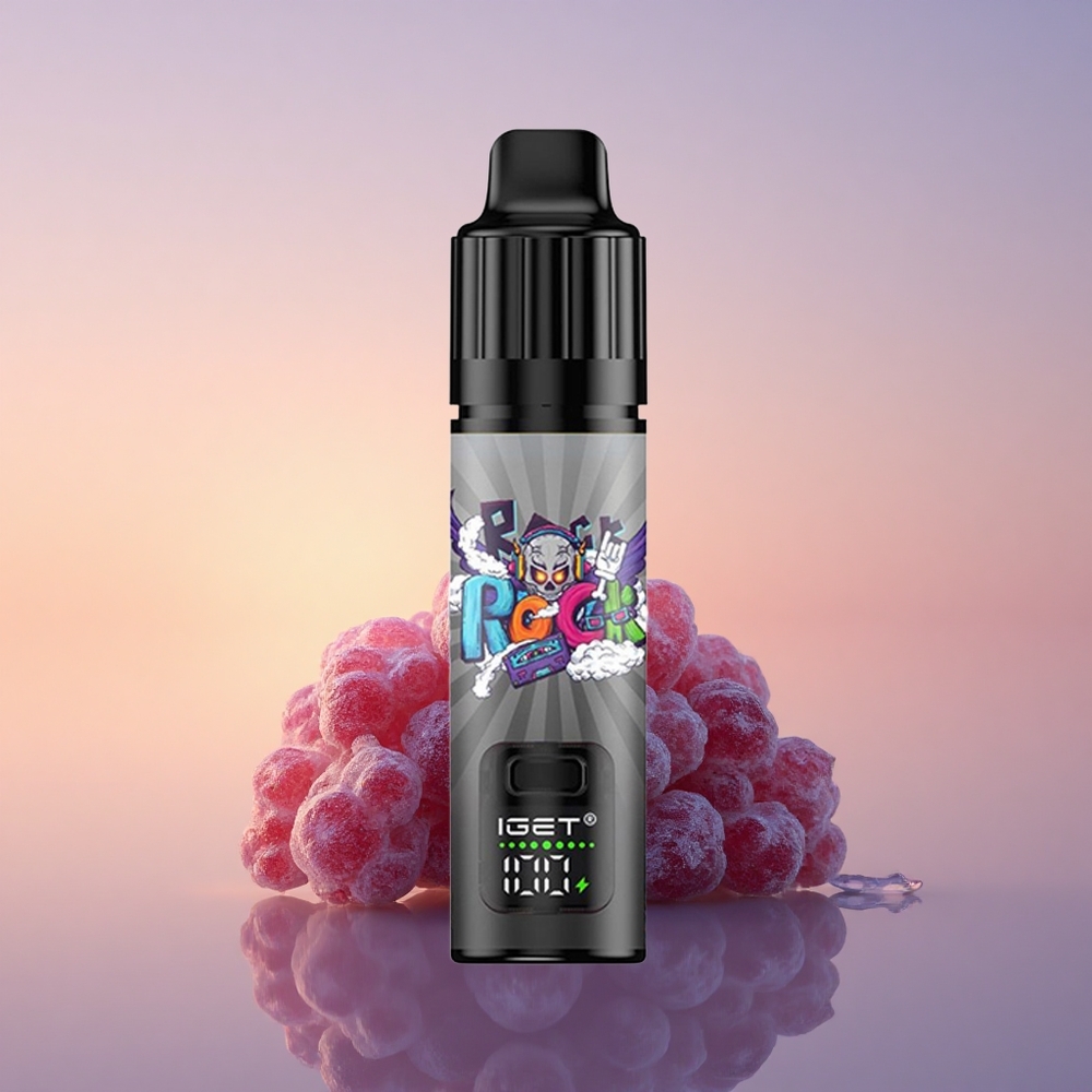 IGET BAR PLUS S3 POD 10000 Puffs Črni Jagodični Led z 5% Nikotina