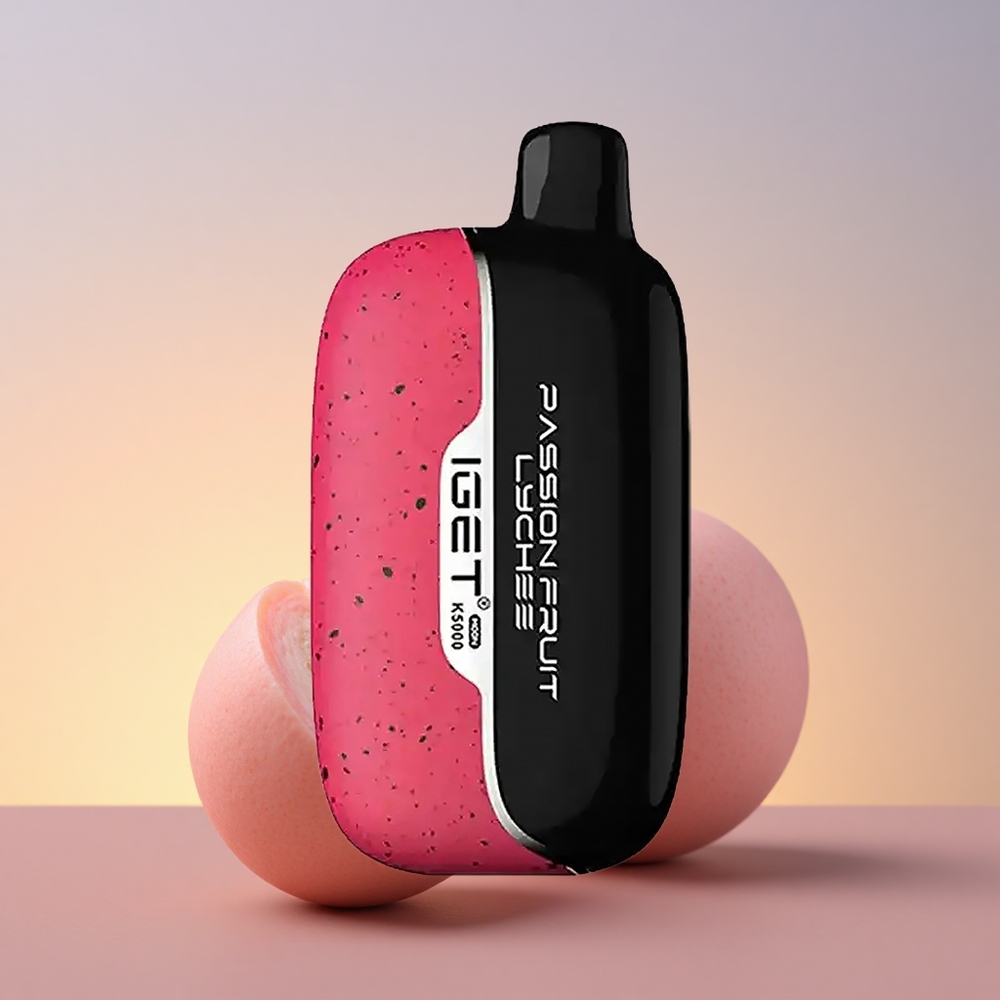 IGET Moon K5000 Puffs Marakuča Liči 5000 Pufov PC 1.35 Ohm