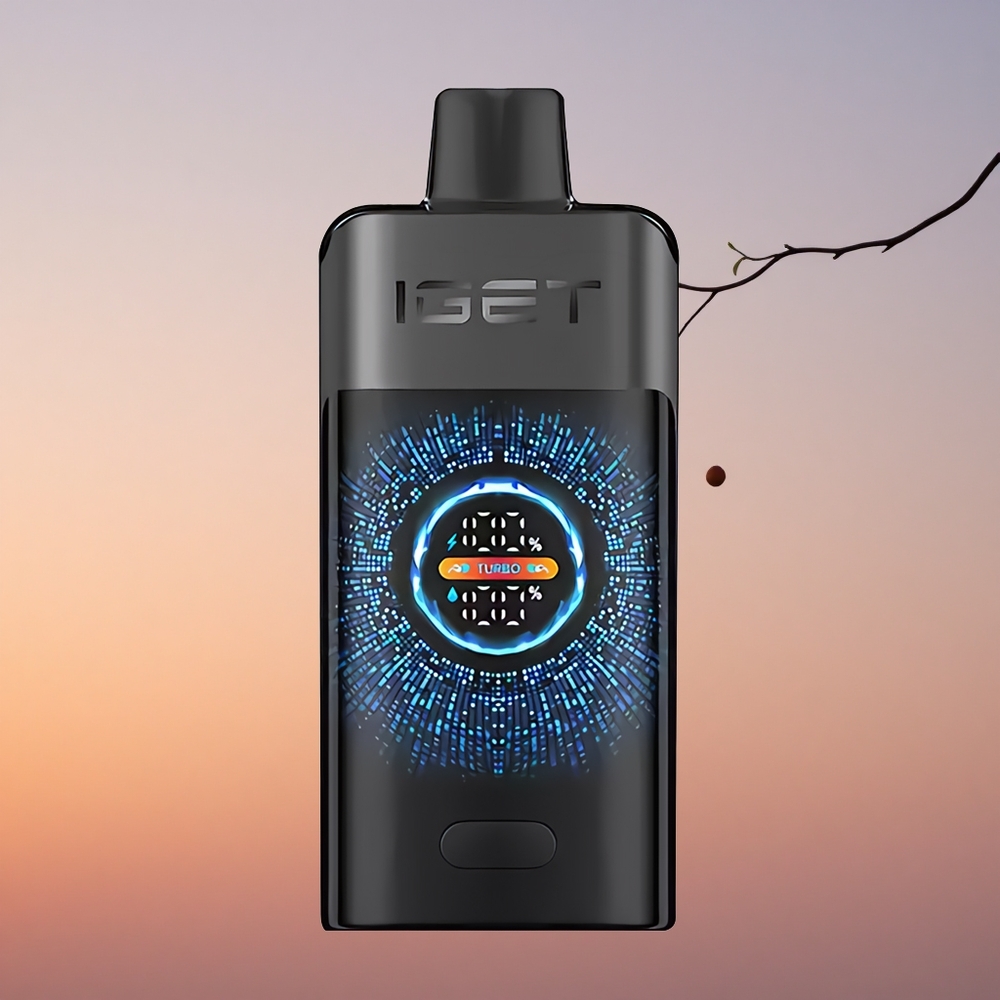 IGET ONE 12000 Puffs Črni Gozd Dual Mesh Battery Curve Screen