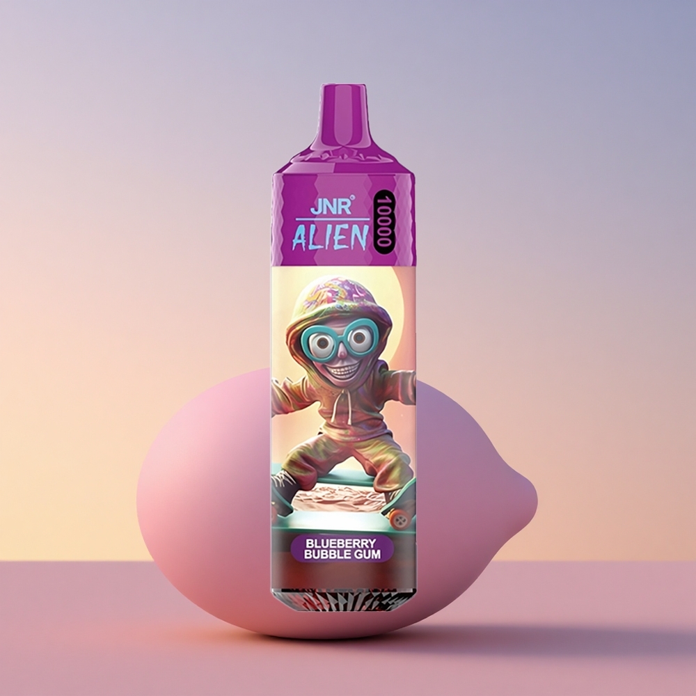 JNR Alien 10000 Borovnični Mehurčki z RGB Osvetlitvijo in Hitrim Polnjenjem Type-C