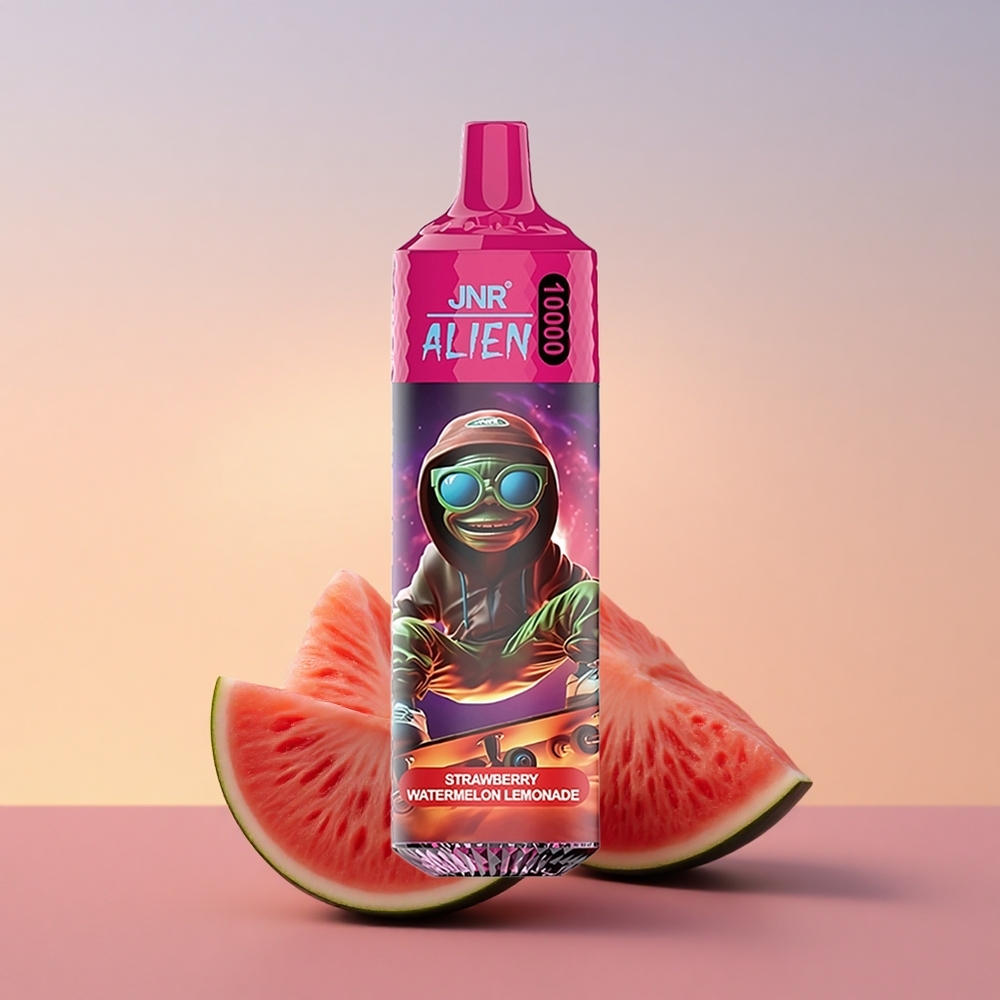 JNR Alien 10000 Jagoda Lubenica Limonada z RGB lučmi in 850mAh baterijo