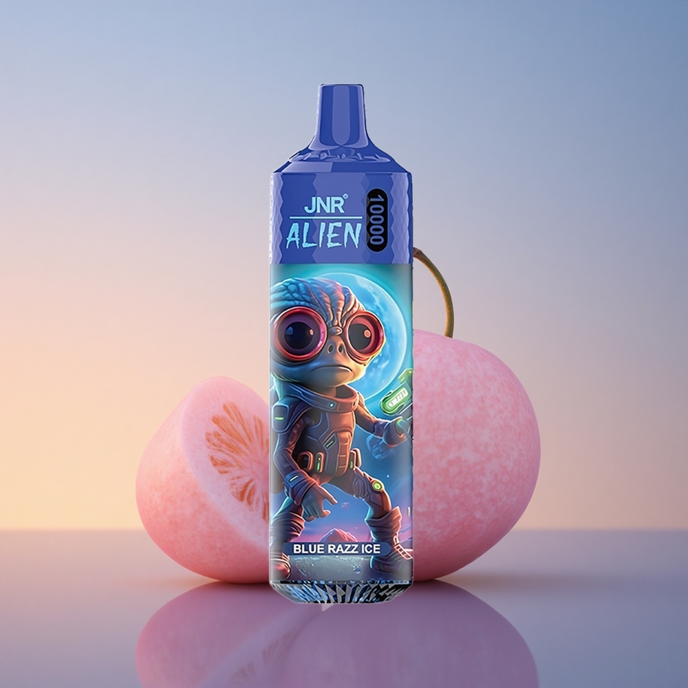 JNR Alien 10000 Modra Malina Ledeni z RGB in 20ml
