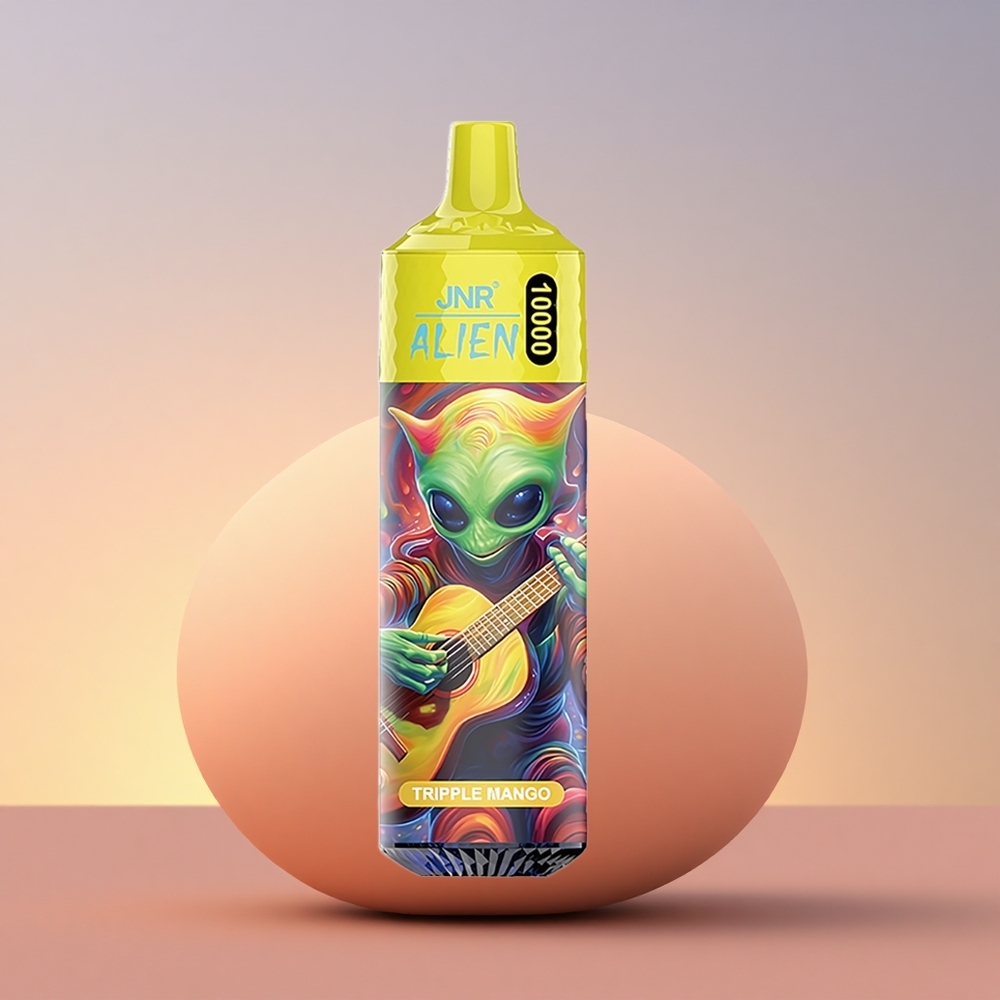 JNR Alien 10000 Trojni Mango z RGB lučmi in 20ml e-tekočine