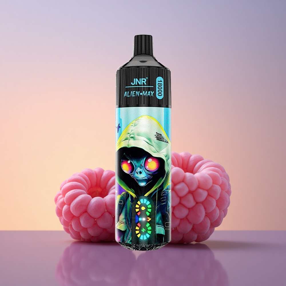 JNR Alien Max 18000 Borova Malina Dvojno Jedro Hitri Polnilec