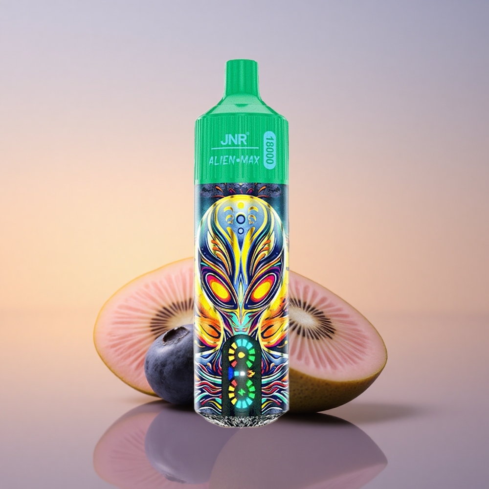 JNR Alien Max 18000 Borovnica Kivi Dvojno Jedro 850mAh Hitro Polnjenje