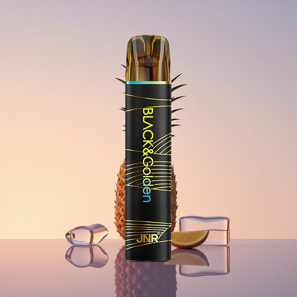 JNR Black&Golden 600+200 Ananasov Led 800 Puff 550mAh 2ml