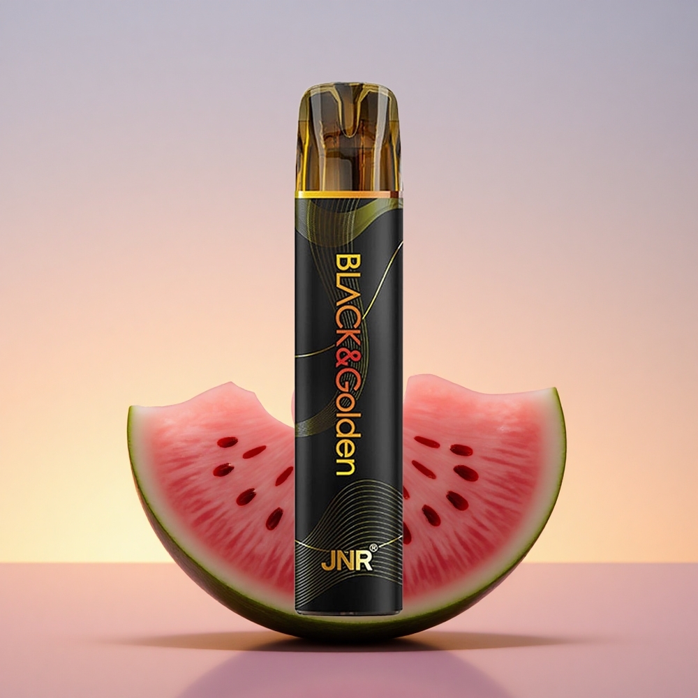 JNR Black&Golden 600+200 Lubenikove Mehurčki Žvečilka 550mAh 2ml 2% Nikotin