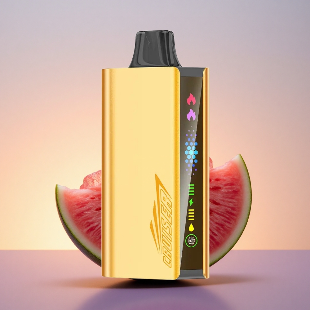 JNR Cruiser 12000 Lubenica Led z 25ml E-tekočino in 3500 mAh Baterijo