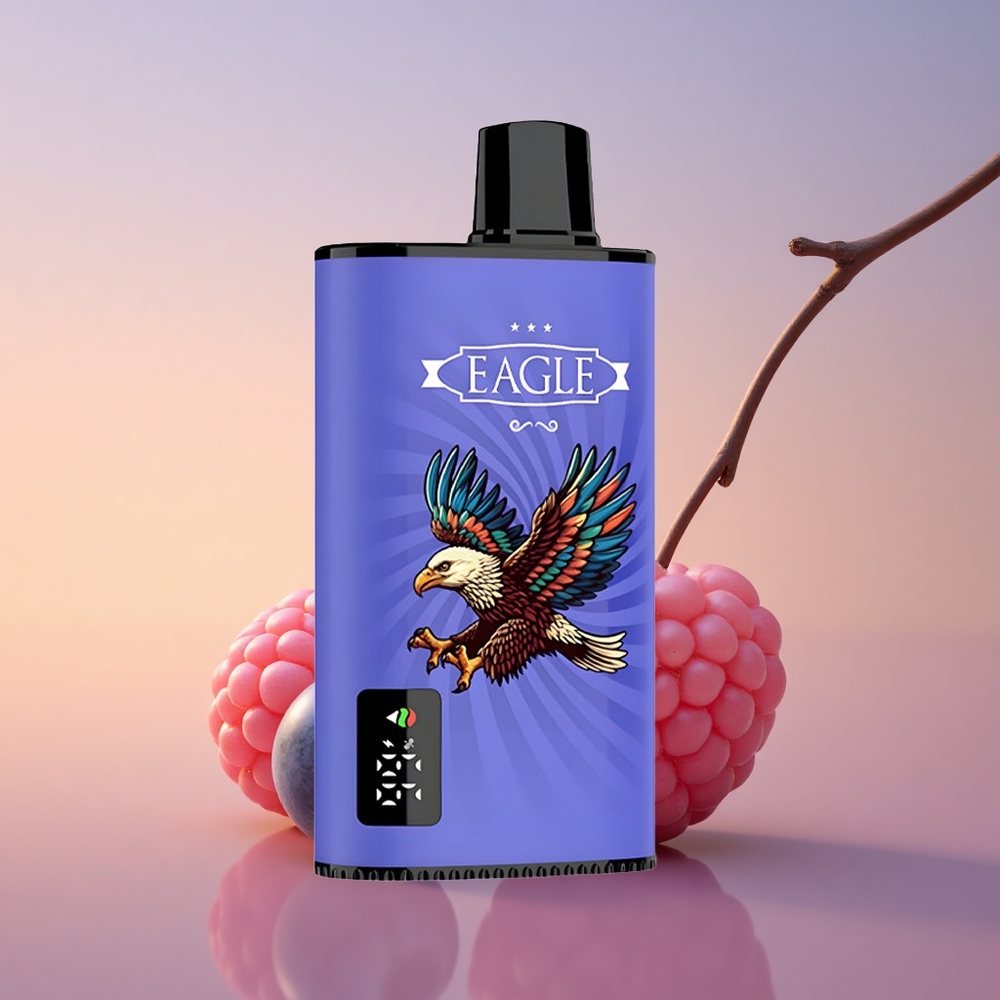 JNR EAGLE Smart 23000 Borovičina Malina Češnja Digitalni Zaslon Nastavljiv Pretok 1.0ohm Mrežasta Tuljava