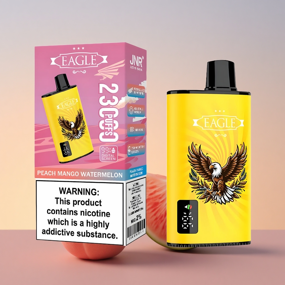 JNR EAGLE Smart 23000 Breskva Mango Lubenica z 25ml E-tekočino in Nastavljivim Zračnim Tokom