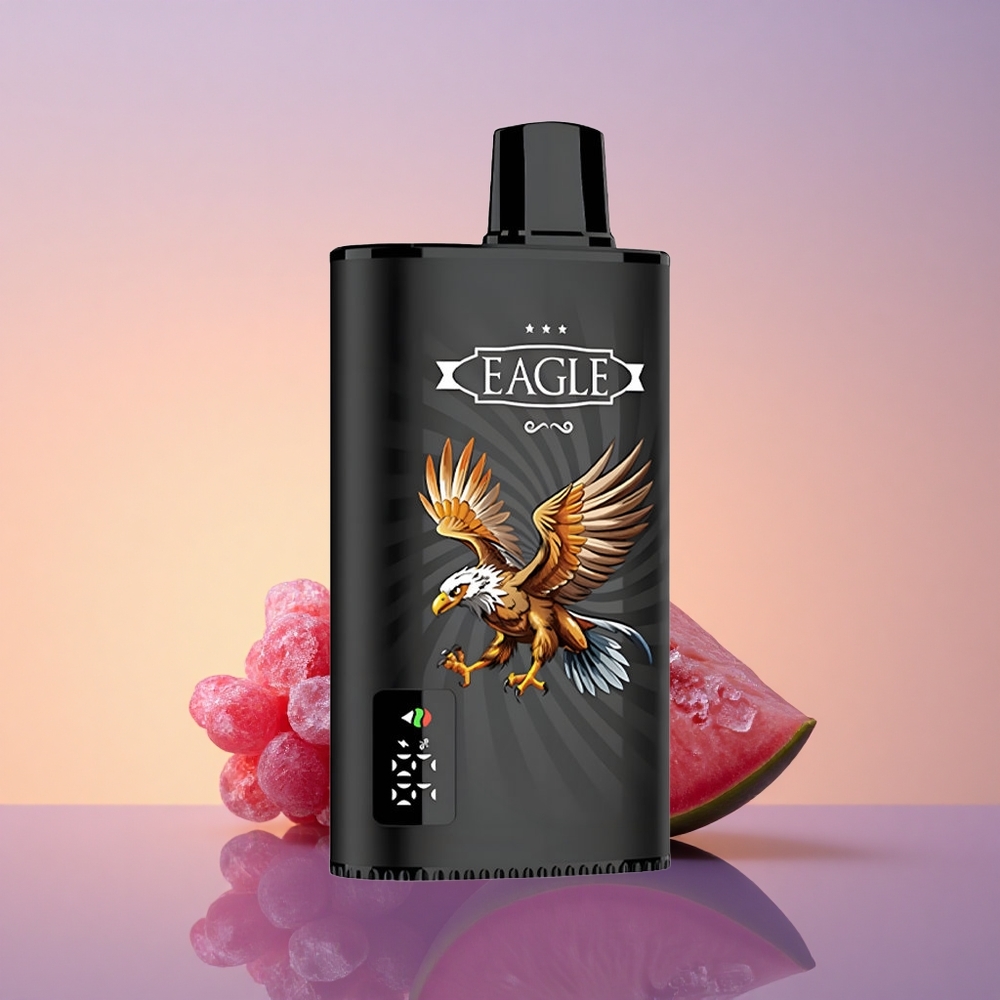 JNR EAGLE Smart 23000 Črni ribez mango led z nastavljivim zračnim tokom, 25ml e-tekočine, Type-C polnjenje