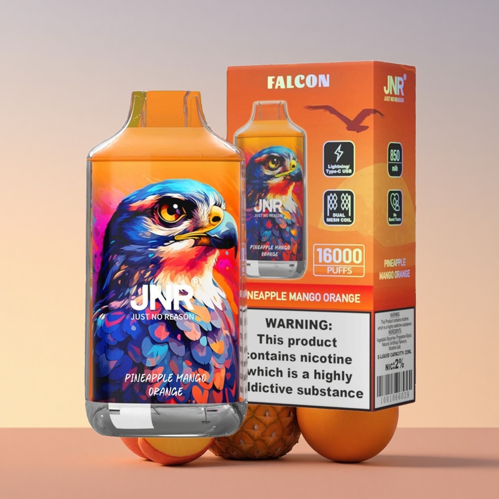 JNR Falcon 16000 Ananas Mango Pomaranča 850mAh Dual Mesh
