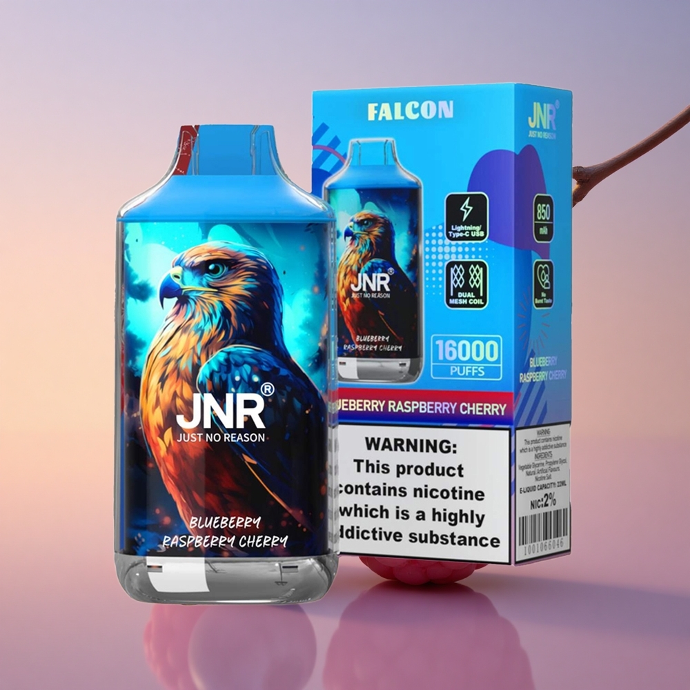 JNR Falcon 16000 Borova Malina Češnja 850 mAh Dual Mesh