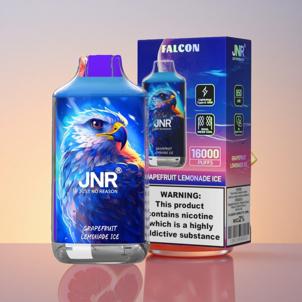 JNR Falcon 16000 Grepfrut Limonada Ledeni z 850 mAh in 22ml Dvojni Mesh Coil