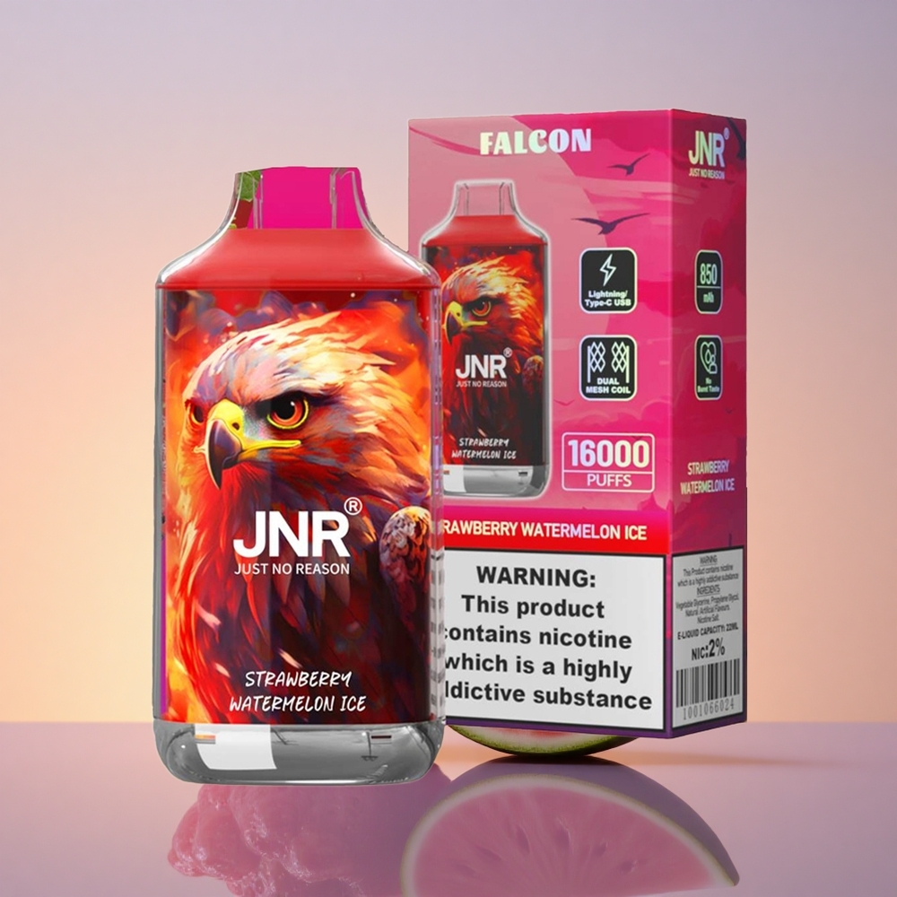 JNR Falcon 16000 Jagoda Lubenica Led z 850 mAh in 22ml