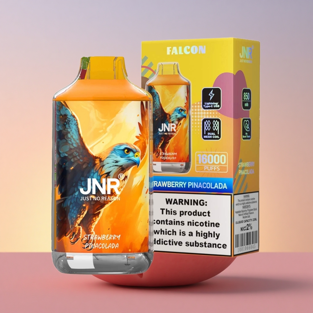 JNR Falcon 16000 Jagodni Pina Colada 850 mAh 22ml Dvojni Mesh