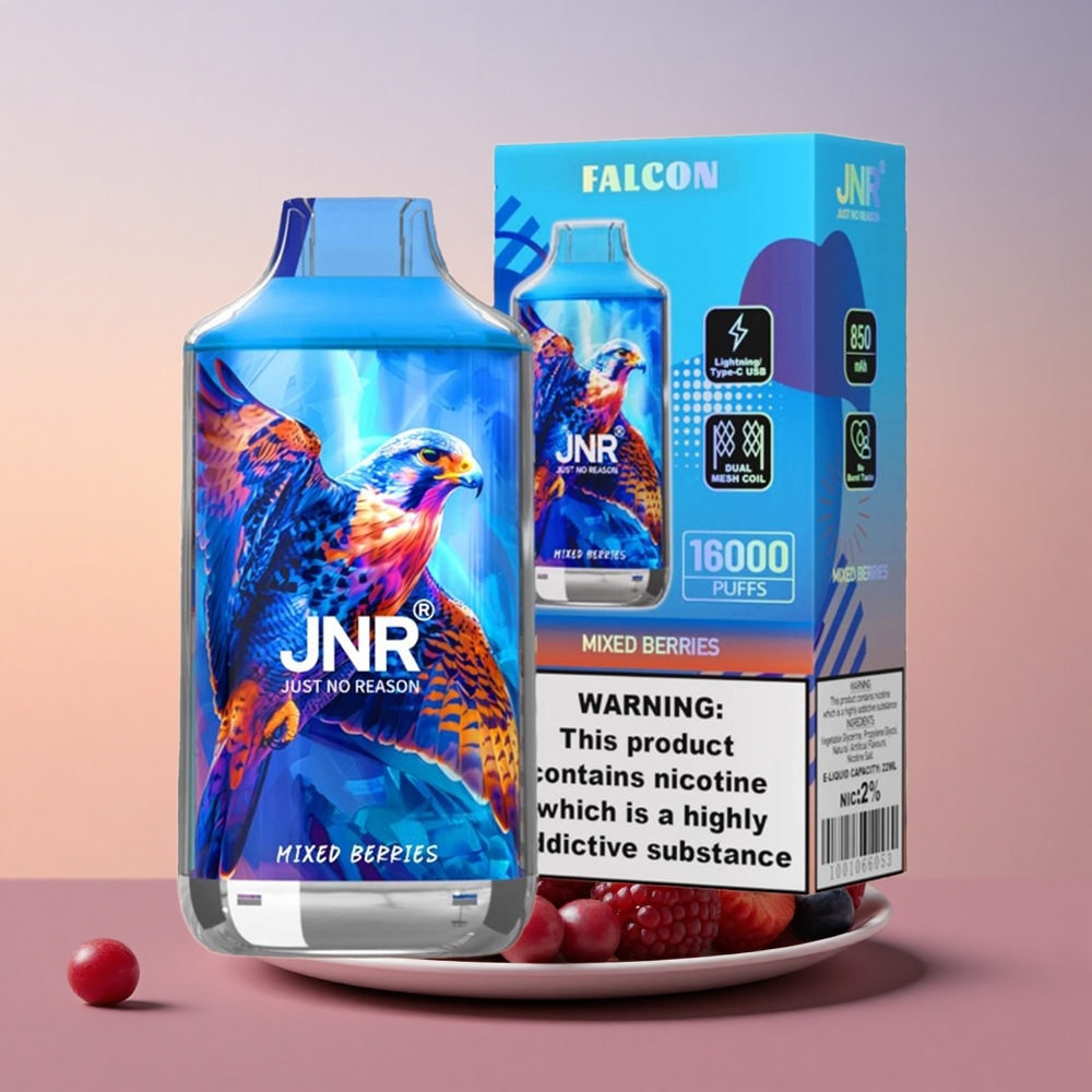 JNR Falcon 16000 Mešane Jagode 850mAh Dual Mesh