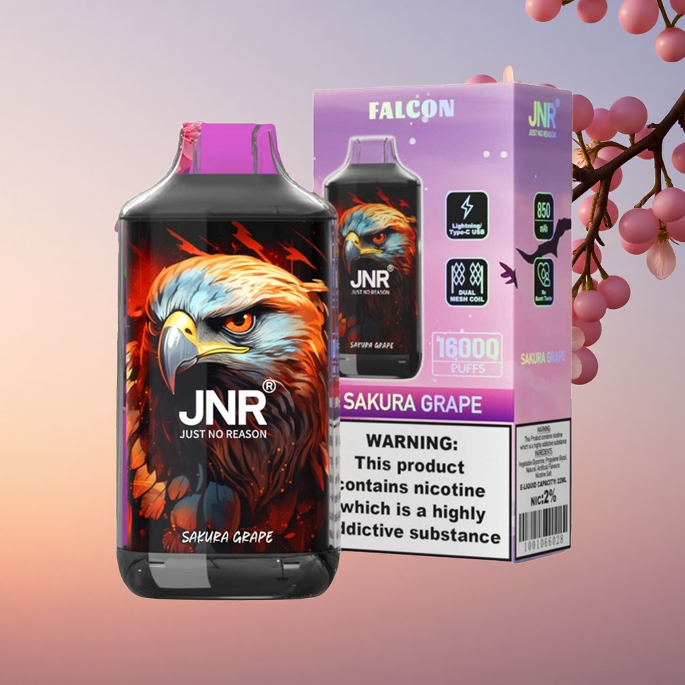 JNR Falcon 16000 Češnjevo Grozdje 850 mAh 22ml Dual Mesh