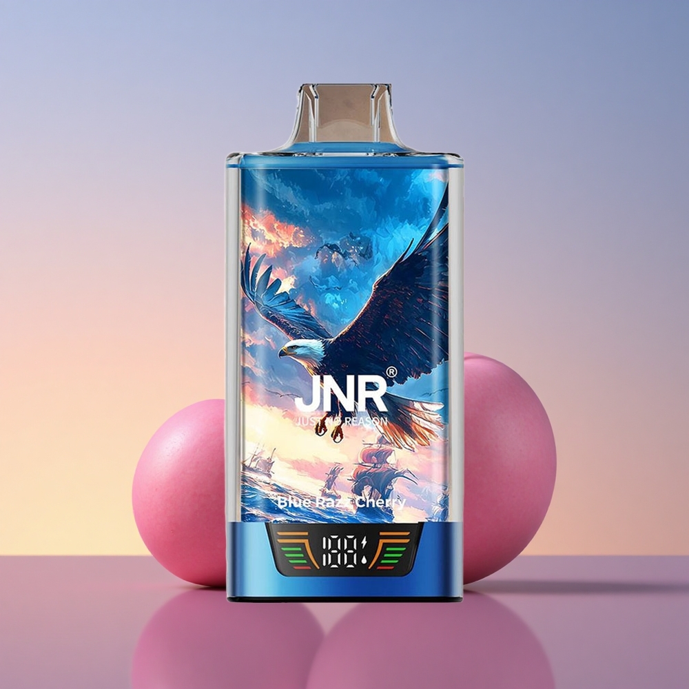 JNR Falcon Pro 28000 Modra Malča Češnja 30ml Dual Mesh