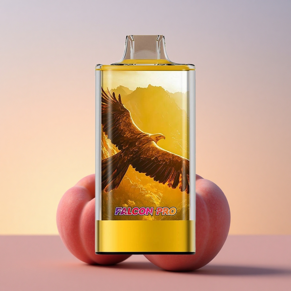 JNR Falcon Pro 28000 Sočne Breskve z Dvojno Mrežno Tuljavo, 30ml, USB Type-C