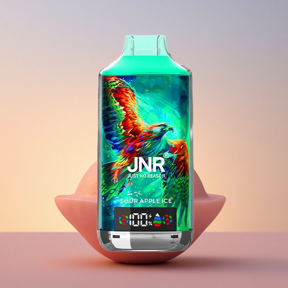 JNR Falcon X 18000 Kislo Jabolčni Led z Dvojno Mrežo in 24ml