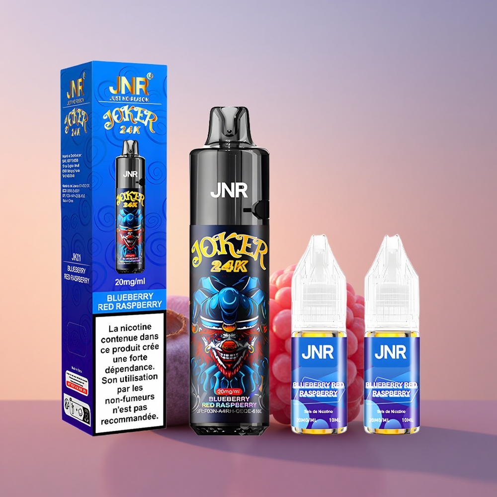 JNR Joker 24K Borovnica Rdeči Malina 10ml Vidne Ravni
