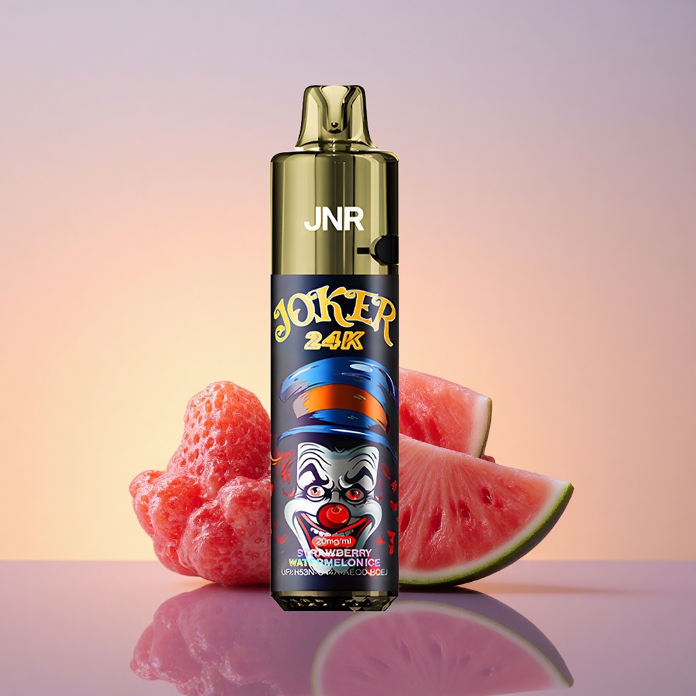 JNR Joker 24K Jagoda Lubenica Led z Vidno E-tekočino in 800mAh Baterijo