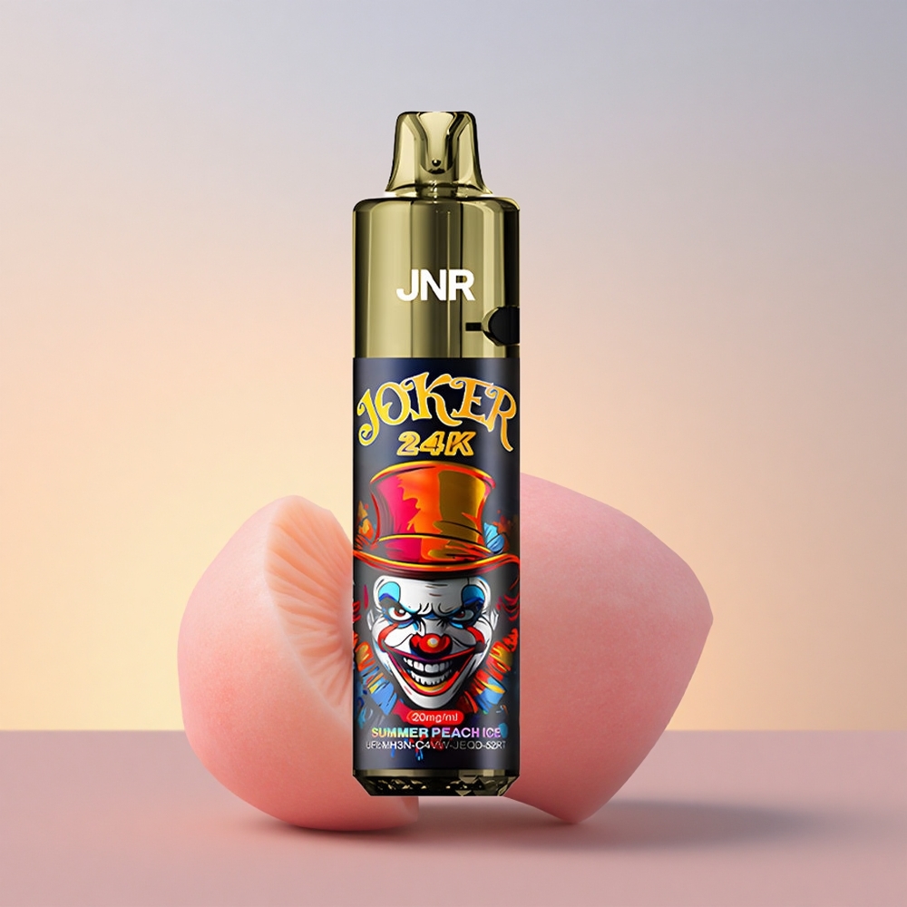 JNR Joker 24K Poletna Breskva Led z Vidnim Nivojem E-tekočine in 2% Nikotina